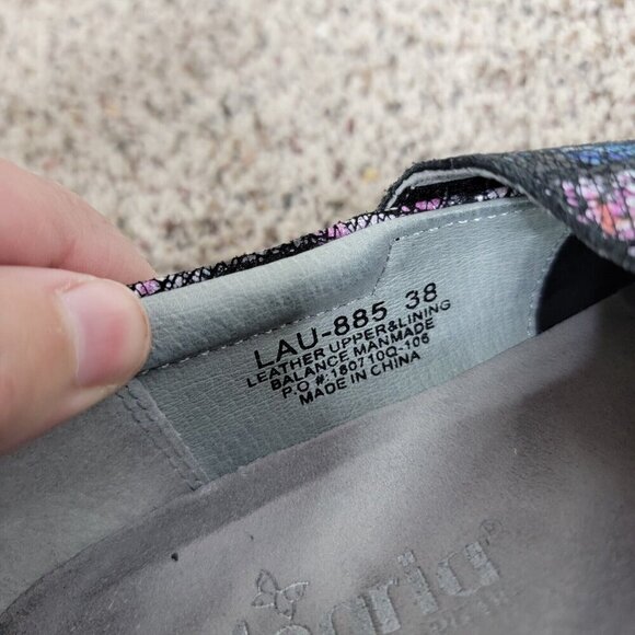 Alegria Lauryn Loafer Womens 8 - 8.5 Leather Clog Nurse Comfort Shoe Workwear - Picture 7 of 7